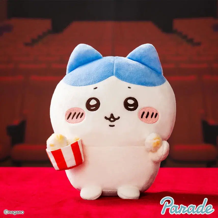 [BUNJANG] Chiikawa Hachiware Popcorn Plush Doll (Sealed) / 미개봉) 치이카와 팝콘 봉제 인형 하치와레 (예약)