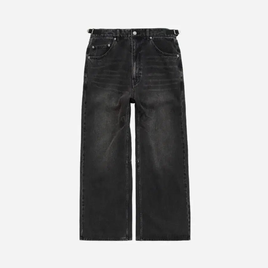 [BUNJANG] POLYTERU Gosima Denim Pants Washed Black 002 (XL) / 폴리테루 고시마 데님 팬츠 워시드 블랙 002 / 4(XL)