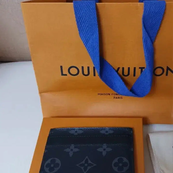[BUNJANG] Louis Vuitton Monogram Eclipse Card Holder Wallet / 루이비통 모노그램 이클립스 카드홀더 지갑