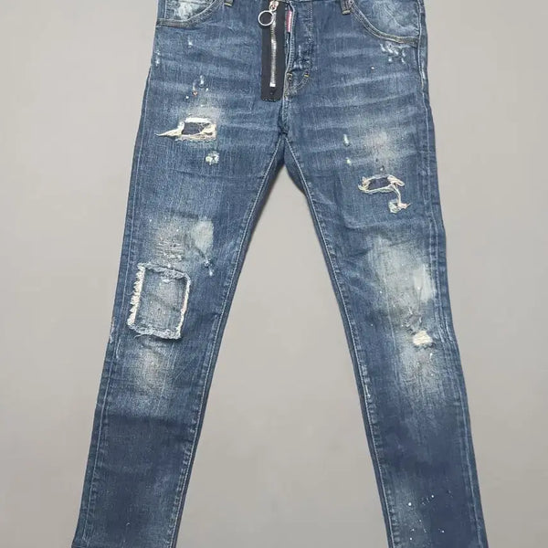 [BUNJANG] DSQUARED2 Front Zipper Painting Cool Guy Jeans / [32] 디스퀘어드2 앞지퍼 페인팅 쿨가이진 청바지