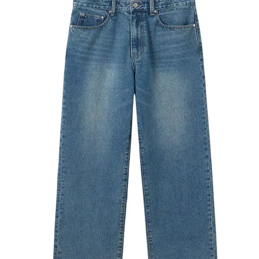 [BUNJANG] Munsun Argyle Pocket Straight Denim Jeans / [L]문선 아가일 포켓 스트레이트 데님