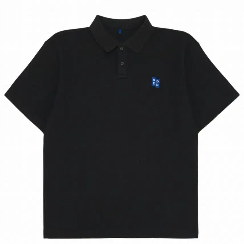[BUNJANG] Ader Error Significant TRS Tag Polo T-Shirt Black / [XL] 아더에러 시그니피컨트 TRS 태그 폴로 티셔츠 01 블랙