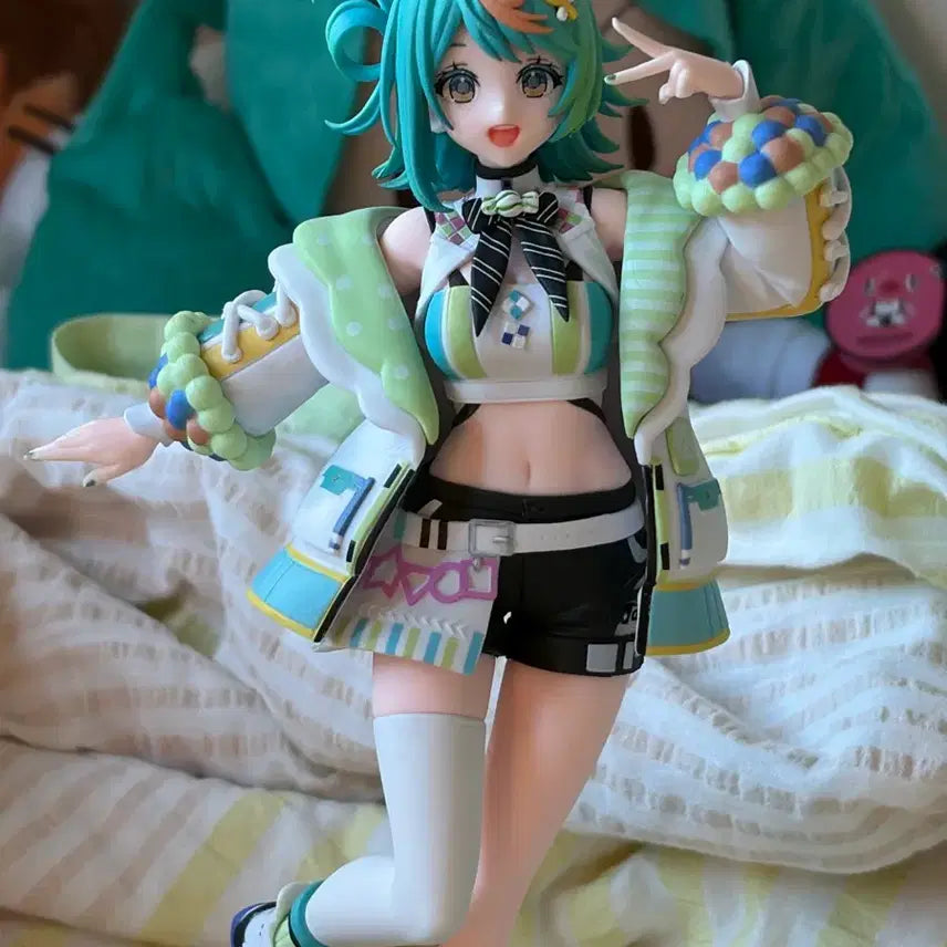 [BUNJANG] Aogirigo Kyo Fuwa Fuwa Popula Misojo Figure (Unsealed) / 개봉, 박스 X) 아오기리고쿄 푸와푸와포푸라 미소녀 피규어