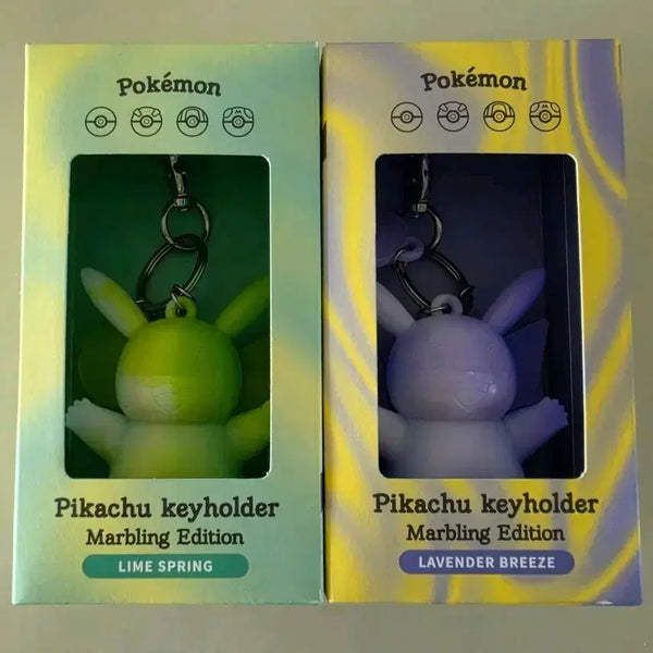 [BUNJANG] Pokemon Pikachu Marbling Edition Keychain / 포켓몬 피카츄 키홀더 마블링 에디션