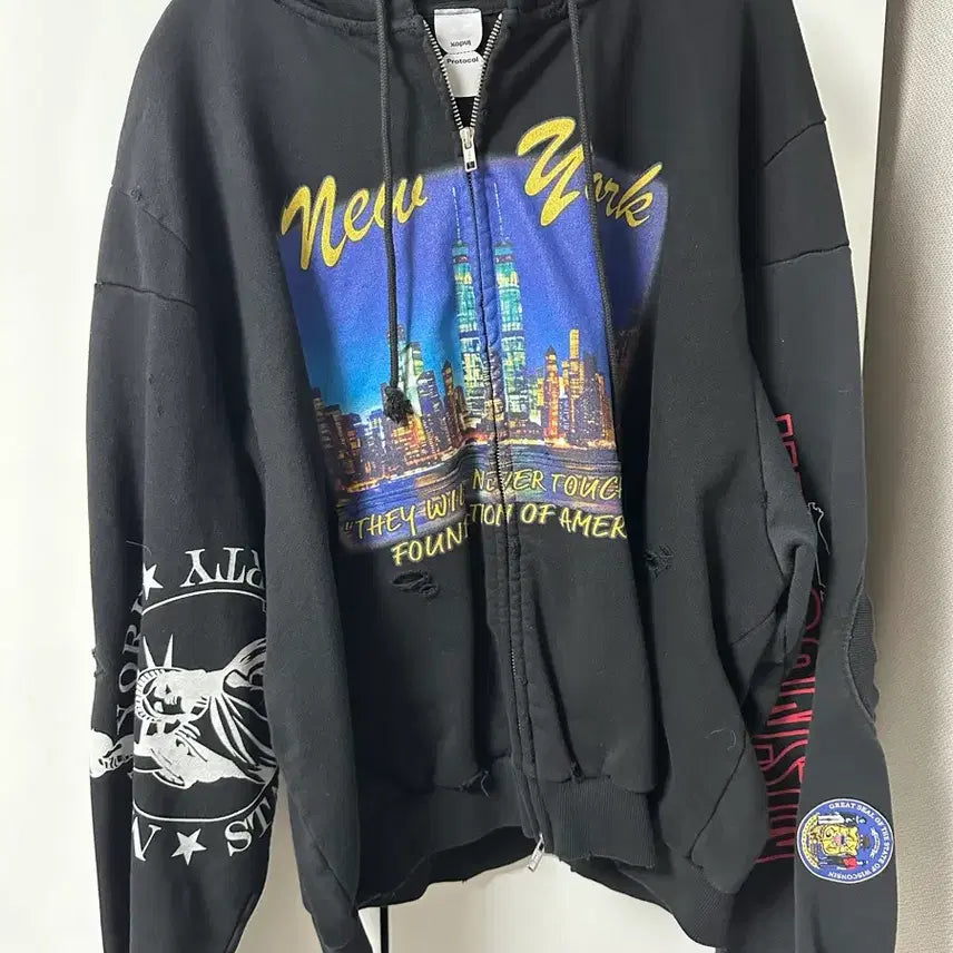[BUNJANG] Protocol Index Reconstructed Hoodie Zip-up Size 3 / 3 프로토콜 인덱스 리컨스트럭티드 후드집업 팝니다