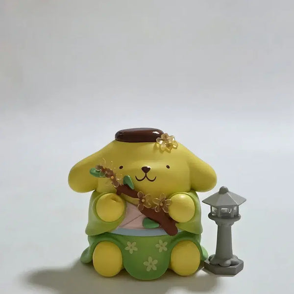 [BUNJANG] Sanrio Lime Flower Pompompurin Figure / 산리오 라임 플라워 피규어