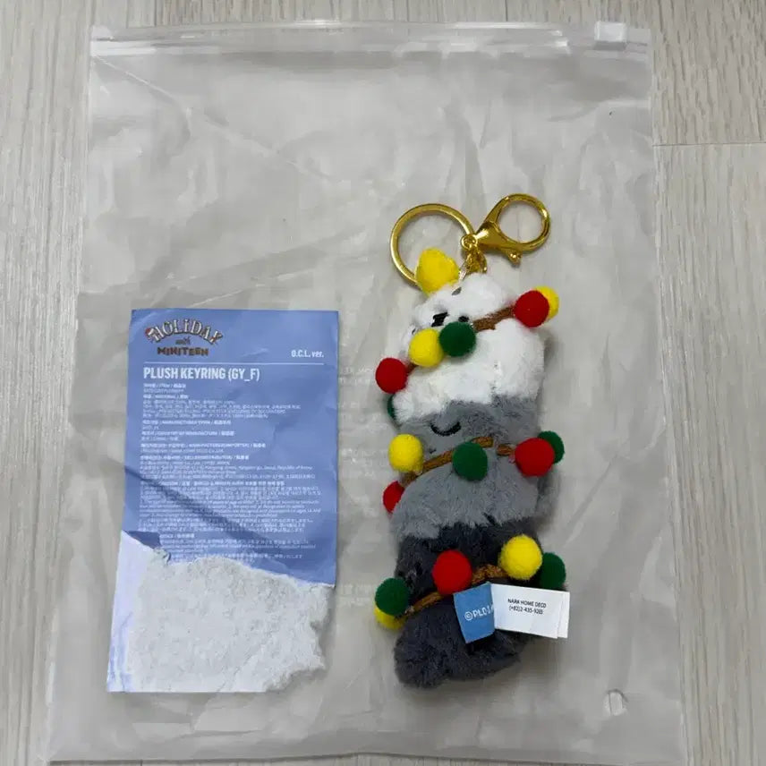 [BUNJANG] SEVENTEEN MiniTeen Holiday Keyring / [B02] 세븐틴 미니틴 홀리데이 열닫잠 키링