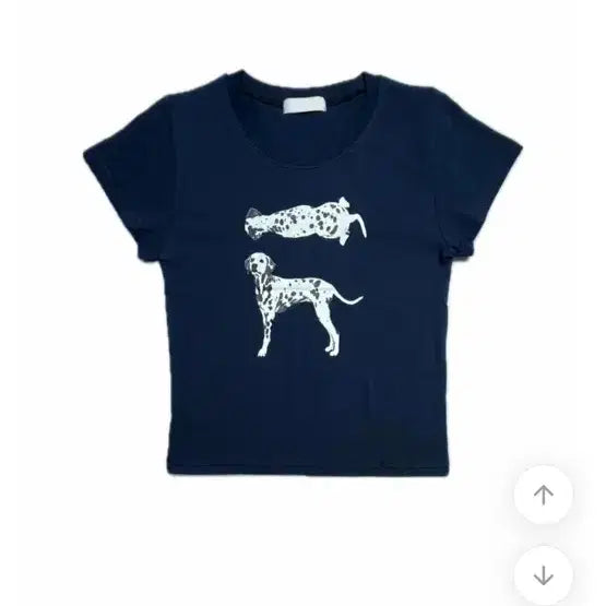 [BUNJANG] Andchean Dalmatian Short Sleeve T-Shirt / 앤챈 달마시안 반팔