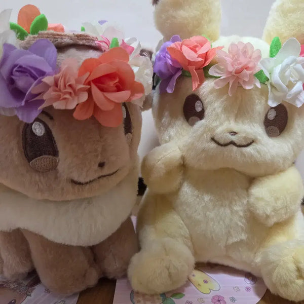 [BUNJANG] Pokemon 2018 Easter Eevee Pikachu Doll Set / 포켓몬 2018 부활절 이스터 이브이 인형 피카츄 인형 세트