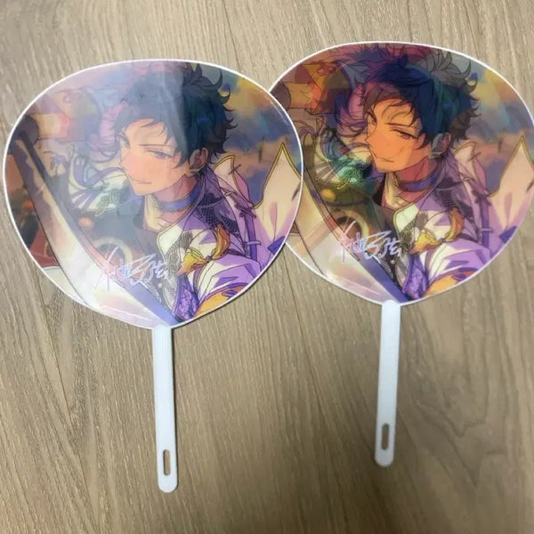 [BUNJANG] Fushimi Yuzuru Hologram Uchiwa Fan / 후시미 유즈루 홀로그램 부채 우치와