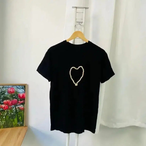 [BUNJANG] KUHO Heart For Eye T-Shirt Size 90 / KUHO 구호 하트포아이 티셔츠 390.
