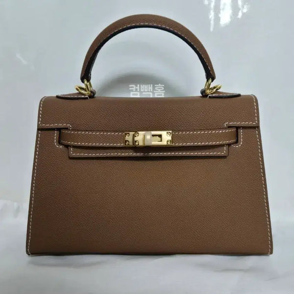 [BUNJANG] Lamue 22 Size Curdy Bag Mocha / (새상품) 라뮤에 22사이즈 컬디백_ 모카