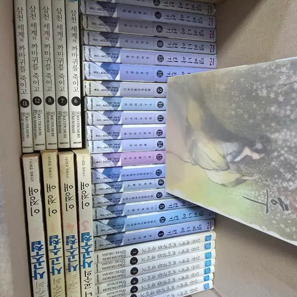 [BUNJANG] The Crow of Three Thousand Worlds and Other Novels Bundle (Approx. 20 Volumes) / 삼천 세계의 까마귀를 죽이고 외 여성용 노벨 한박스(약 20권) 할인 판매