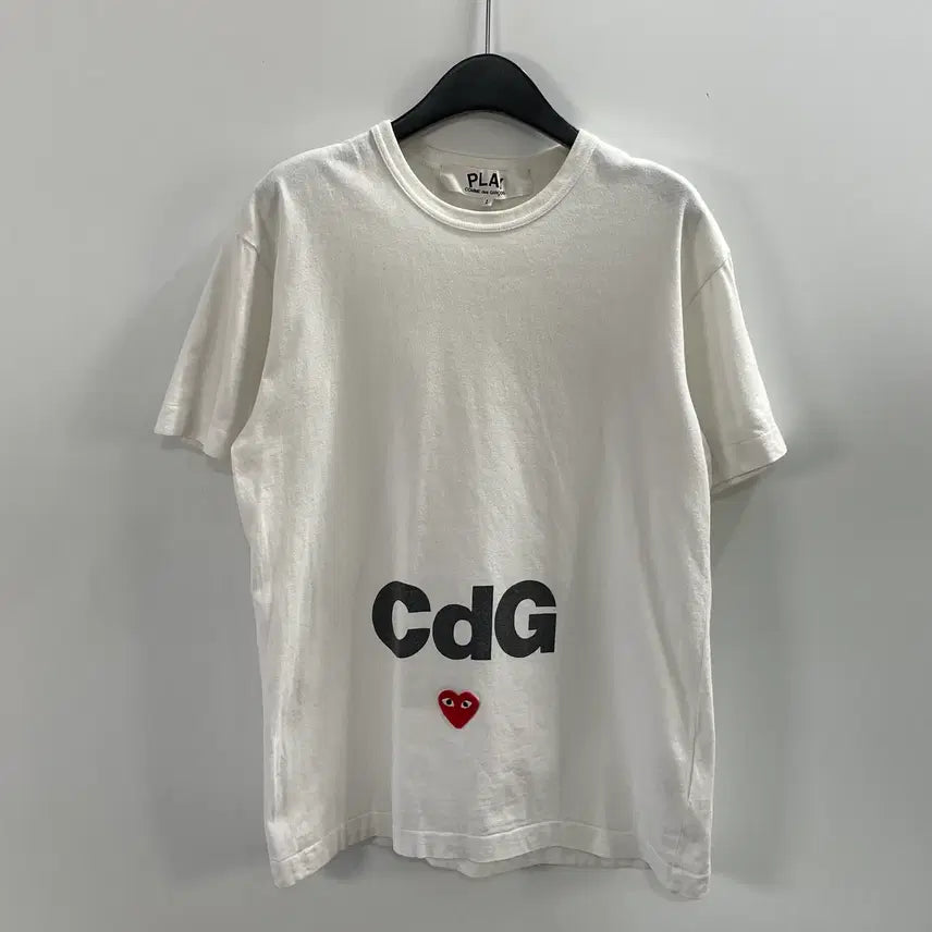 [BUNJANG] Comme des Garçons CDG Printed T-Shirt / 꼼데가르송 CDG 프린팅 반팔티 (on.1816)