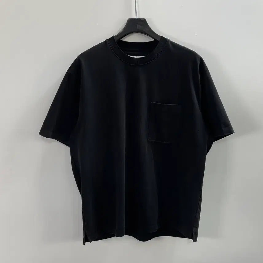 [BUNJANG] Solid Homme Black Heavyweight T-Shirt / 솔리드옴므 블랙 헤비웨이트 반팔티 (on.1817)