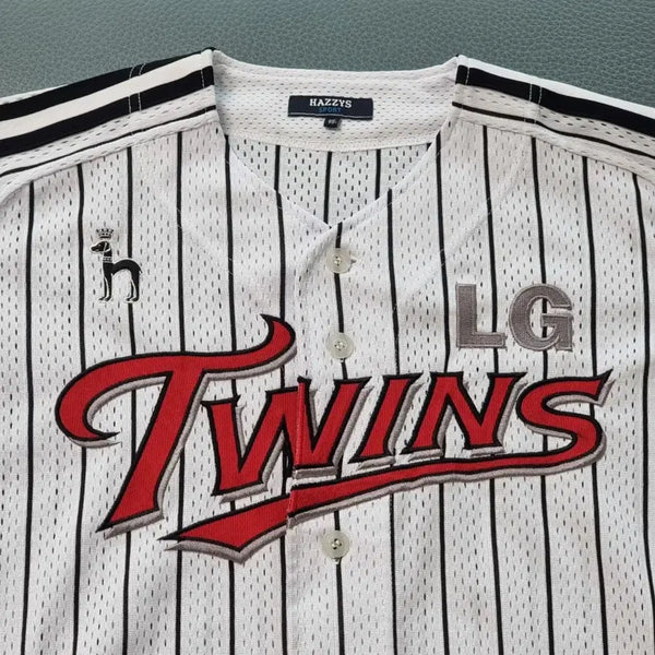 [BUNJANG] LG Twins Hazzys Authentic Old Logo Baseball Jersey Size 95 Park Yong-taik / LG 엘지 트윈스 헤지스 어센틱 올드 로고 유니폼 95 박용택