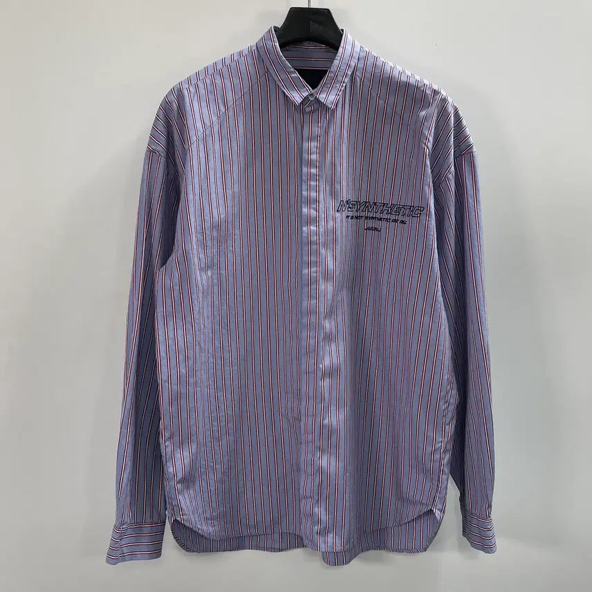 [BUNJANG] Juun.J Striped Oversized Shirt / 준지 스트라이프 오버사이즈드 셔츠 (on.1829)