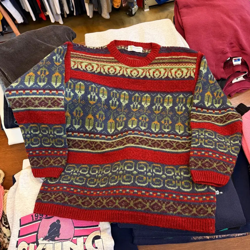 [BUNJANG] Jamie Watson Scotland Production Wool Fair Isle Sweater / JAMIE WATSON 스코틀랜드 생산 울 페어아일
