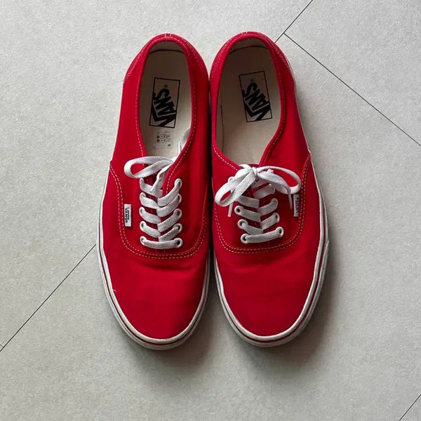 [BUNJANG] Vans Authentic Red US 11 / 290mm / 반스 어센틱 레드 290
