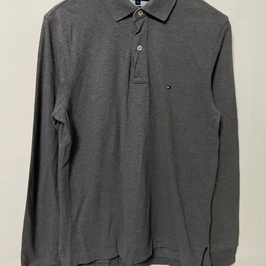 [BUNJANG] Tommy Hilfiger Long Sleeve Polo Shirt / 95-100 타미힐피거 긴팔 카라티 정품