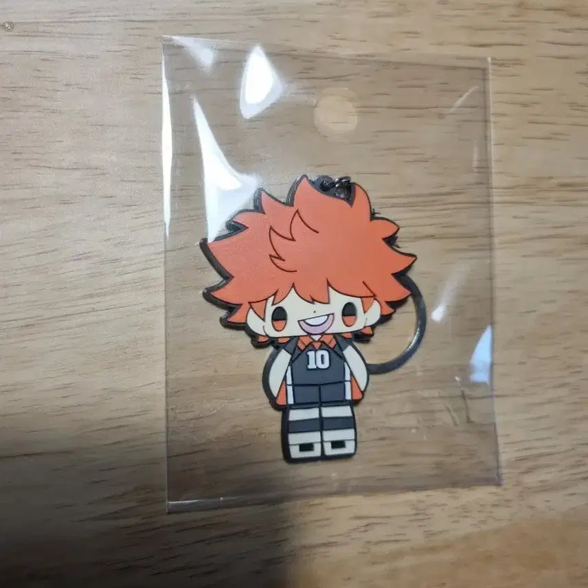 [BUNJANG] Haikyuu!! Shoyo Hinata Rubber Keychain / 에누리가능, 새상품 하이큐 히나타 쇼요 고무 열쇠고리 키링