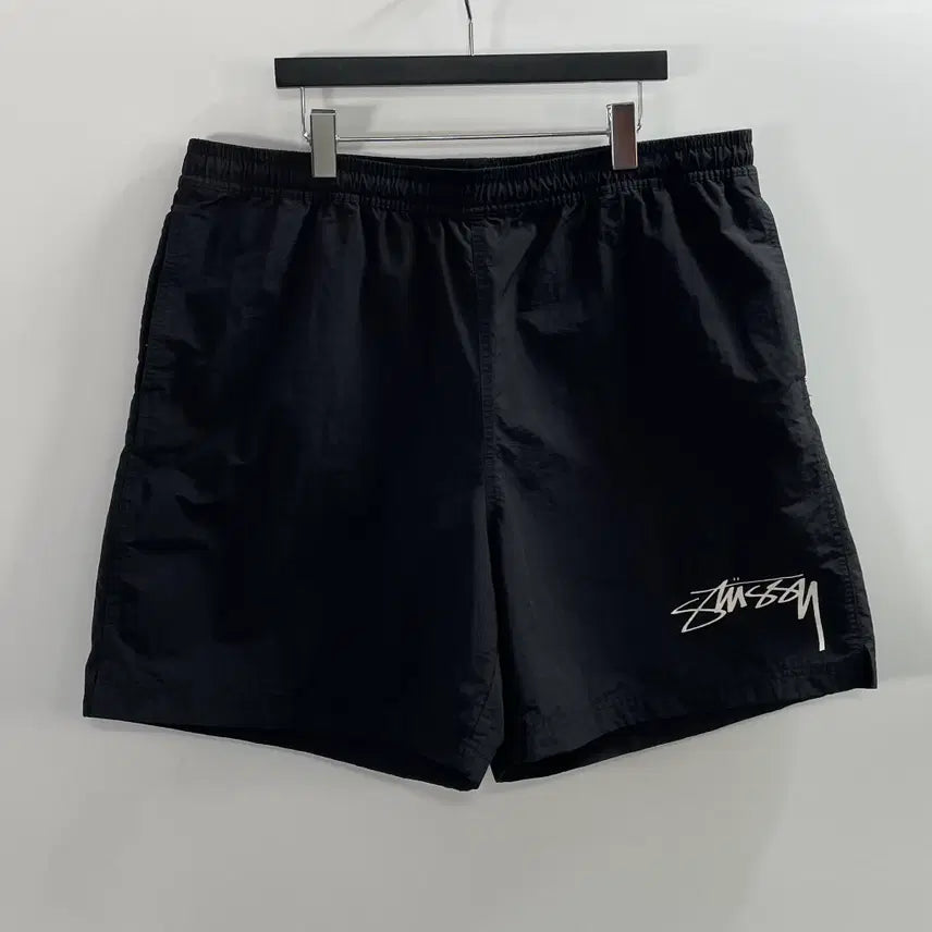 [BUNJANG] Stussy x Nike Black Nylon Shorts / 스투시 X 나이키 블랙 나일론 쇼츠 팬츠 (onp.21)