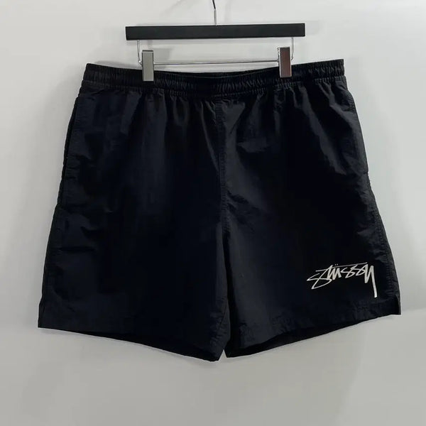 [BUNJANG] Stussy x Nike Black Nylon Shorts / 스투시 X 나이키 블랙 나일론 쇼츠 팬츠 (onp.21)