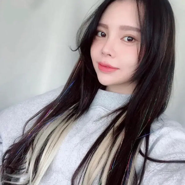 [BUNJANG] THE ORR 20-inch Hair Extensions with Bridge Pieces (Brown x Ash White) / 붙임머리 한피스 20인치 판매