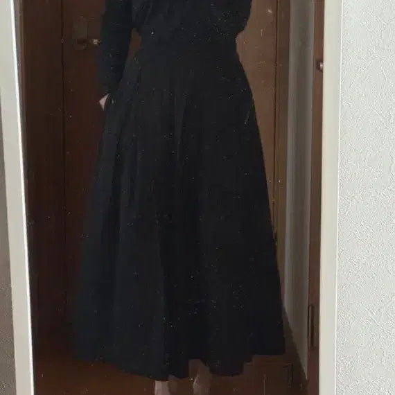 [BUNJANG] Black Long Dress / 블랙 롱 원피스