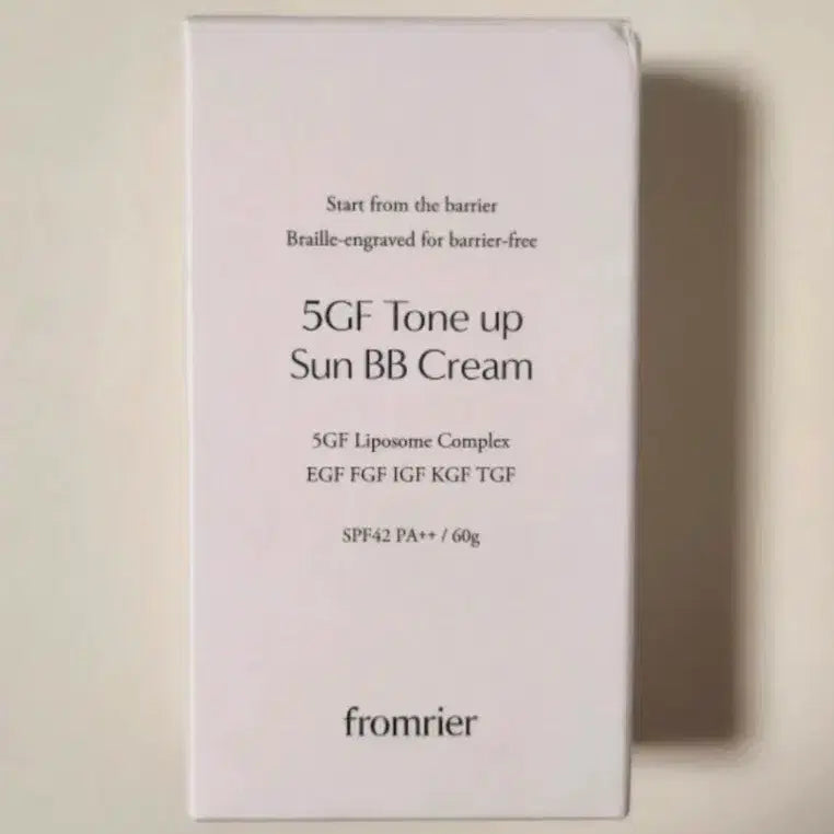 [BUNJANG] Fromulier 5GF Tone-Up Sun BB Cream / [미개봉 새상품] 프롬리에 톤업 선 비비크림