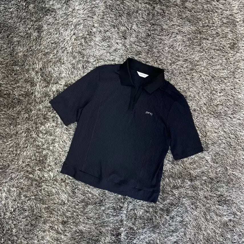 [BUNJANG] Pink Women's Golf Short Sleeve Collar T-Shirt (105) / 핑 여성 골프 반팔 카라 티셔츠 (105)