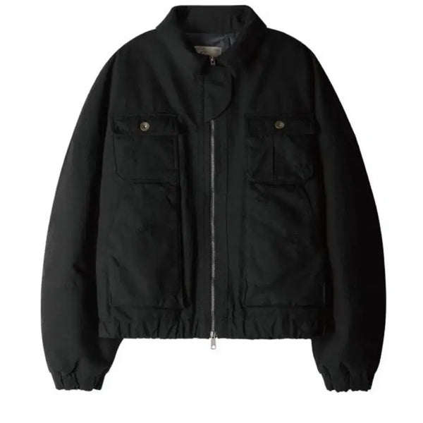 [BUNJANG] ETCE Destroyed Padded Bomber Jacket / ETCE DESTROYED PADDED 봄버
