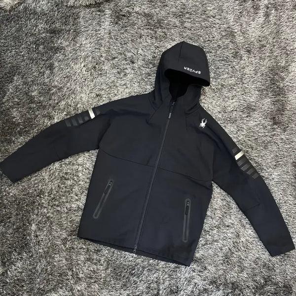[BUNJANG] Spider Brushed Hoodie Zip-Up (XL) / 스파이더 기모 후드 집업 (XL)