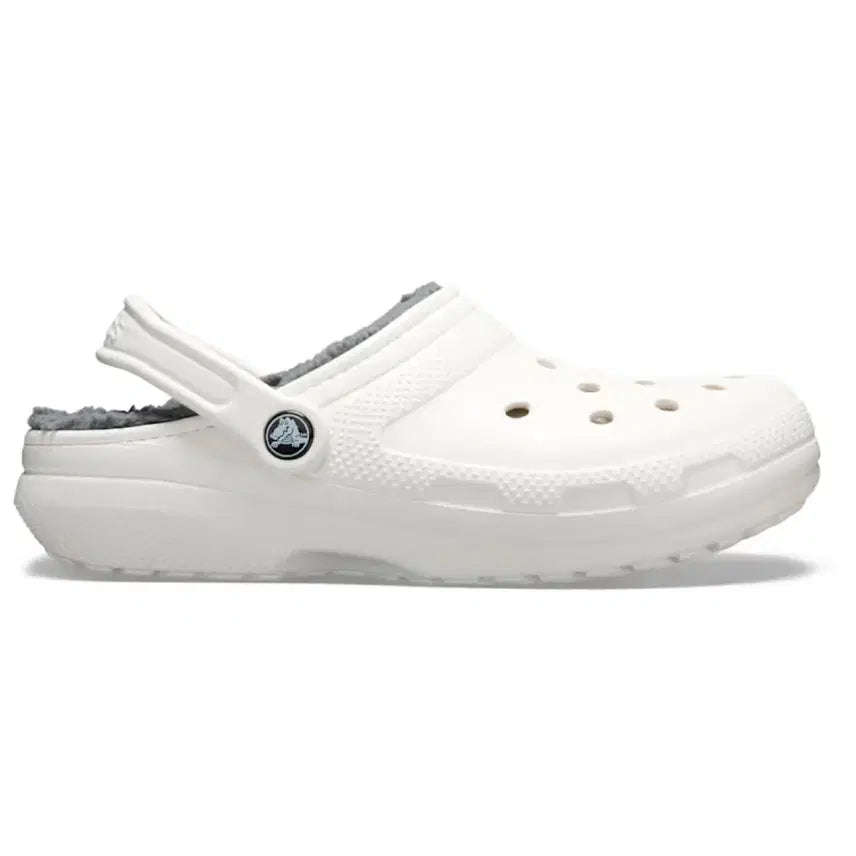 [BUNJANG] Crocs Classic Lined Clog White / 크록스 클래식 라인드 클로그 화이트