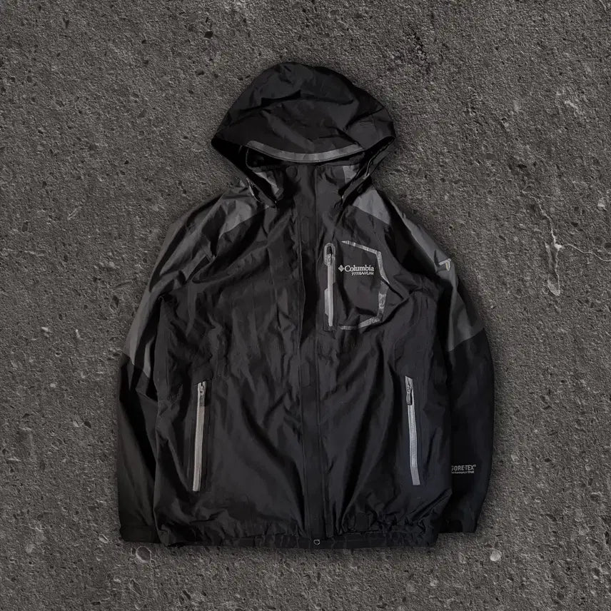 [BUNJANG] Columbia Gore-Tex Black Windbreaker XL / XL) 컬럼비아 고어텍스 블랙 윈드브레이커