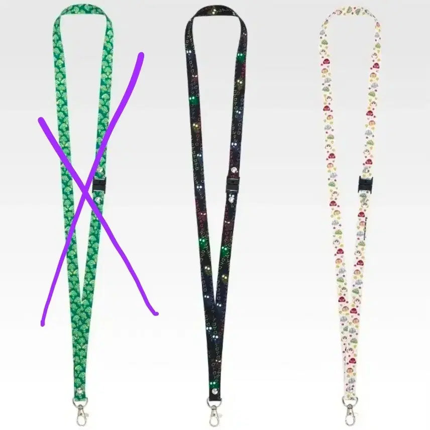 [BUNJANG] Keroro Series I Neck Strap Bundle (2 pcs) / 케로로 I상 넥스트랩 목걸이 스트랩 2개 일괄 판매