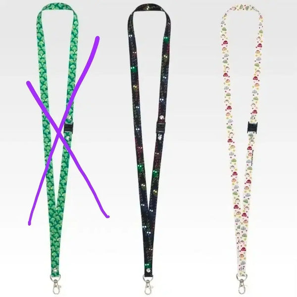 [BUNJANG] Keroro Series I Neck Strap Bundle (2 pcs) / 케로로 I상 넥스트랩 목걸이 스트랩 2개 일괄 판매