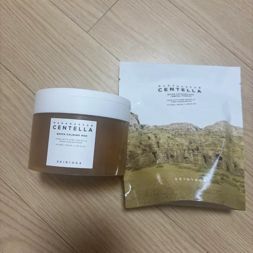 [BUNJANG] SKIN1004 Madagascar Centella Quick Calming Pad 70 Sheets + Refill 70 Sheets / 스킨1004 마다가스카르 센텔라 퀵 카밍 패드 70매+ 리필 70매
