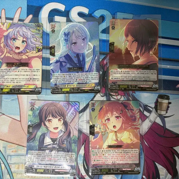 [BUNJANG] BanG Dream! Vanguard Collaboration Photocard Set (Mashiro, Touko, Rui, Tsukushi, Nanami) - Bundle Set / 뱅드림 뱅가드 콜라보 포토카드 몰포 5장 일괄(마시로,토우코,루이,츠쿠시,나나미)