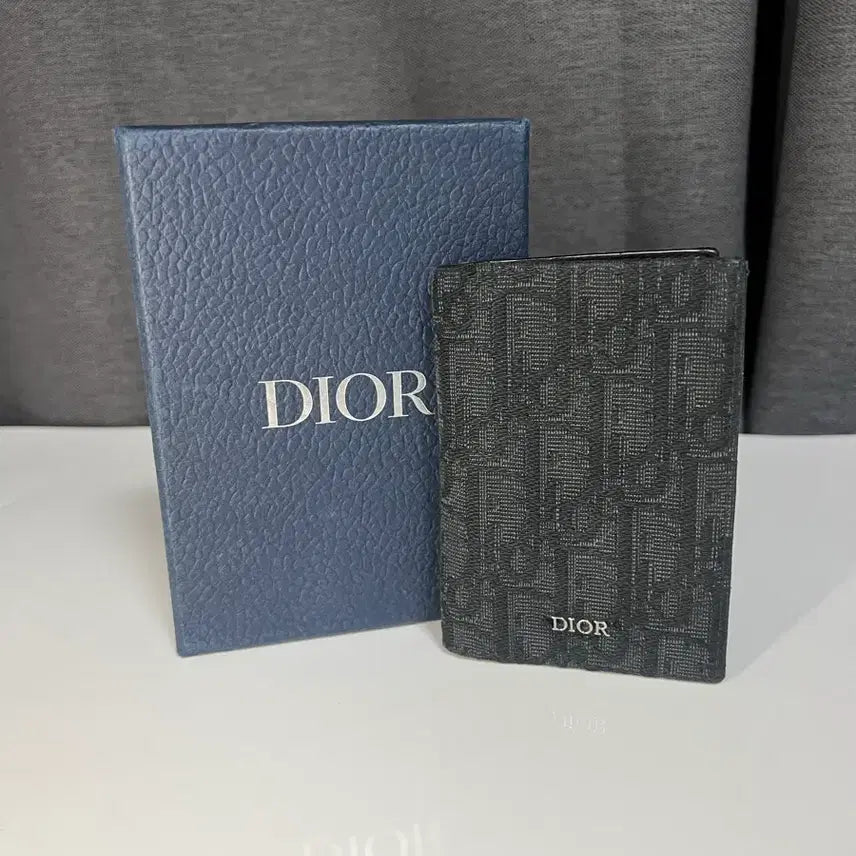 [BUNJANG] Dior Oblique Card Holder Black / 디올 오블리크 카드지갑