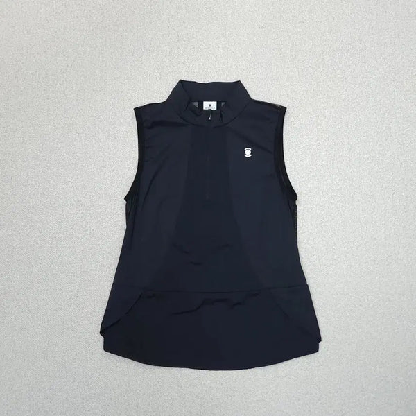 [BUNJANG] Wide Angle Women's Sleeveless Half-Zip Mesh Vest W4624 / (95)와이드앵글 여성 민소매 반집업 매쉬 조끼 W4624