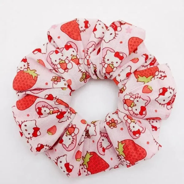 [BUNJANG] Strawberry Kitty Scrunchie / 딸기키티 스크런치
