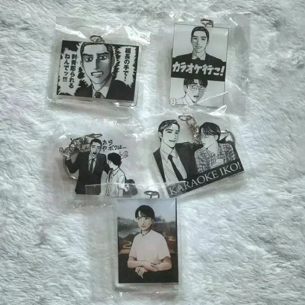 [BUNJANG] Karaoke Gaja Acrylic Keyring Set / 가라오케 가자 아크릴 키링 5종