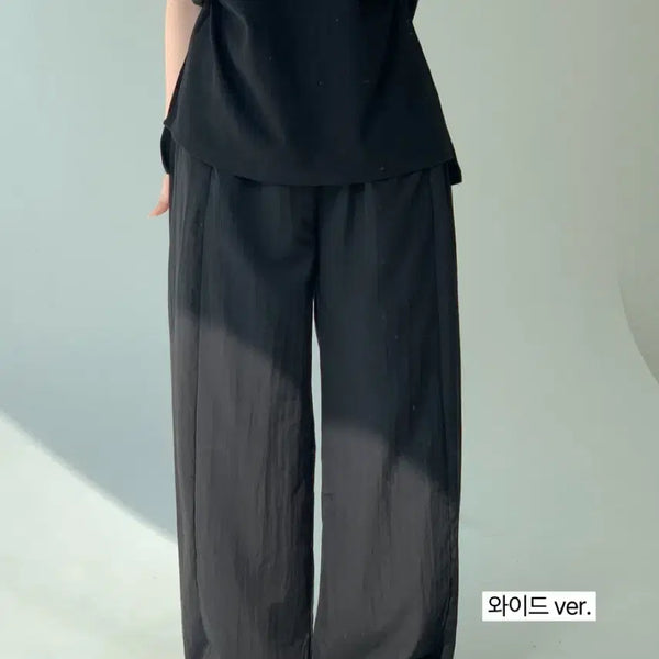 [BUNJANG] Victolia Cooling Anorak Two-Way Pants Black / 빅톨리아 쿨링 아노락 투웨이 팬츠