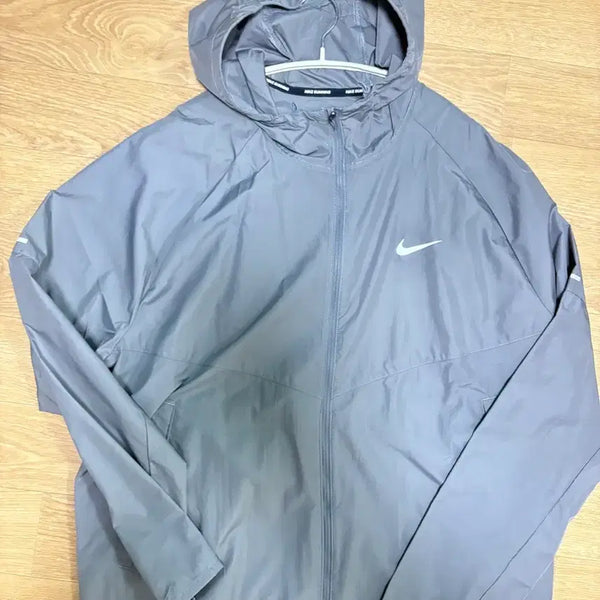 [BUNJANG] Nike Repel Miler Running Jacket Grey / 나이키 바람막이 리펠 마일러  러닝 자켓 그레이