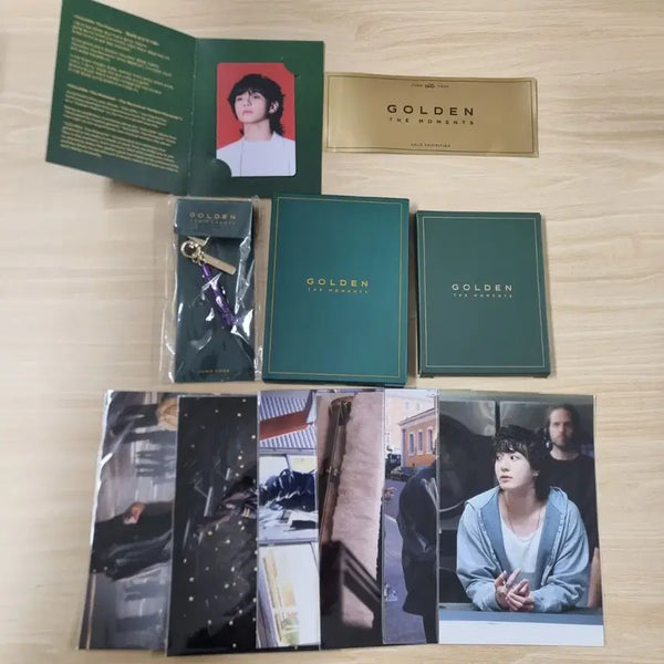 [BUNJANG] BTS Jungkook GOLDEN THE MOMENTS Goods Bundle Set / 방탄소년단 정국 GOLDEN THE MOMENTS 굿즈 세트 일괄