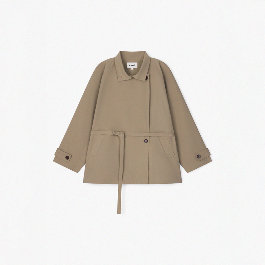 [BUNJANG] Pasel Belt Trench Coat / 파셀 Pasel 씬 벨트 트렌치 코트