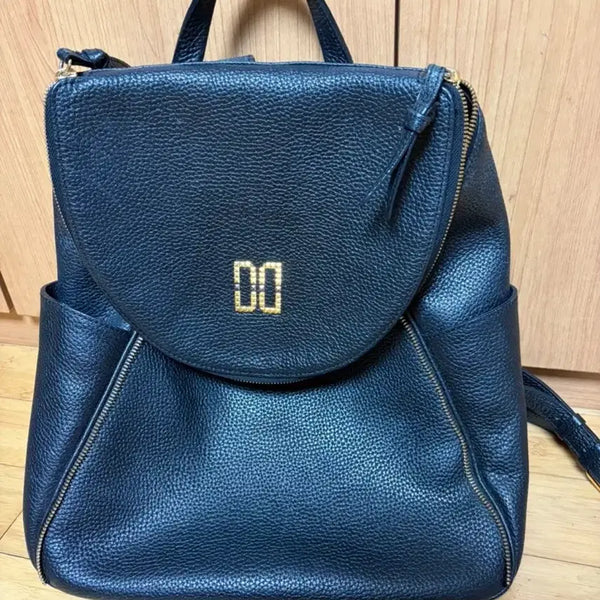 [BUNJANG] Daks Leather Backpack Black / 닥스 가죽 백팩 블랙
