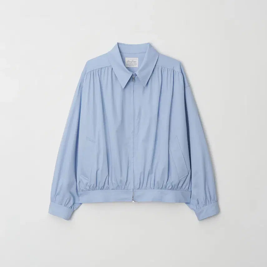 [BUNJANG] THE FEU Shirring Blouson Jacket (Powder Blue) / 더에프유 thefeu 시어링 블루종 자켓