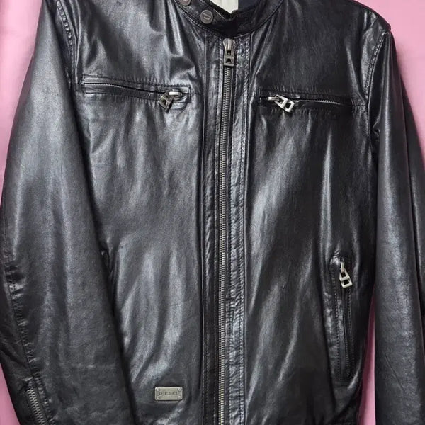 [BUNJANG] Diesel Leather Jacket Black / 디젤 가죽 자켓 블랙